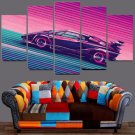 80 Retro Sports Car Canvas Wall Art  Framed Decor Poster Print