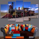 Vintage Locomotive Pacific Union Canvas Wall Art  Framed Decor Poster Print