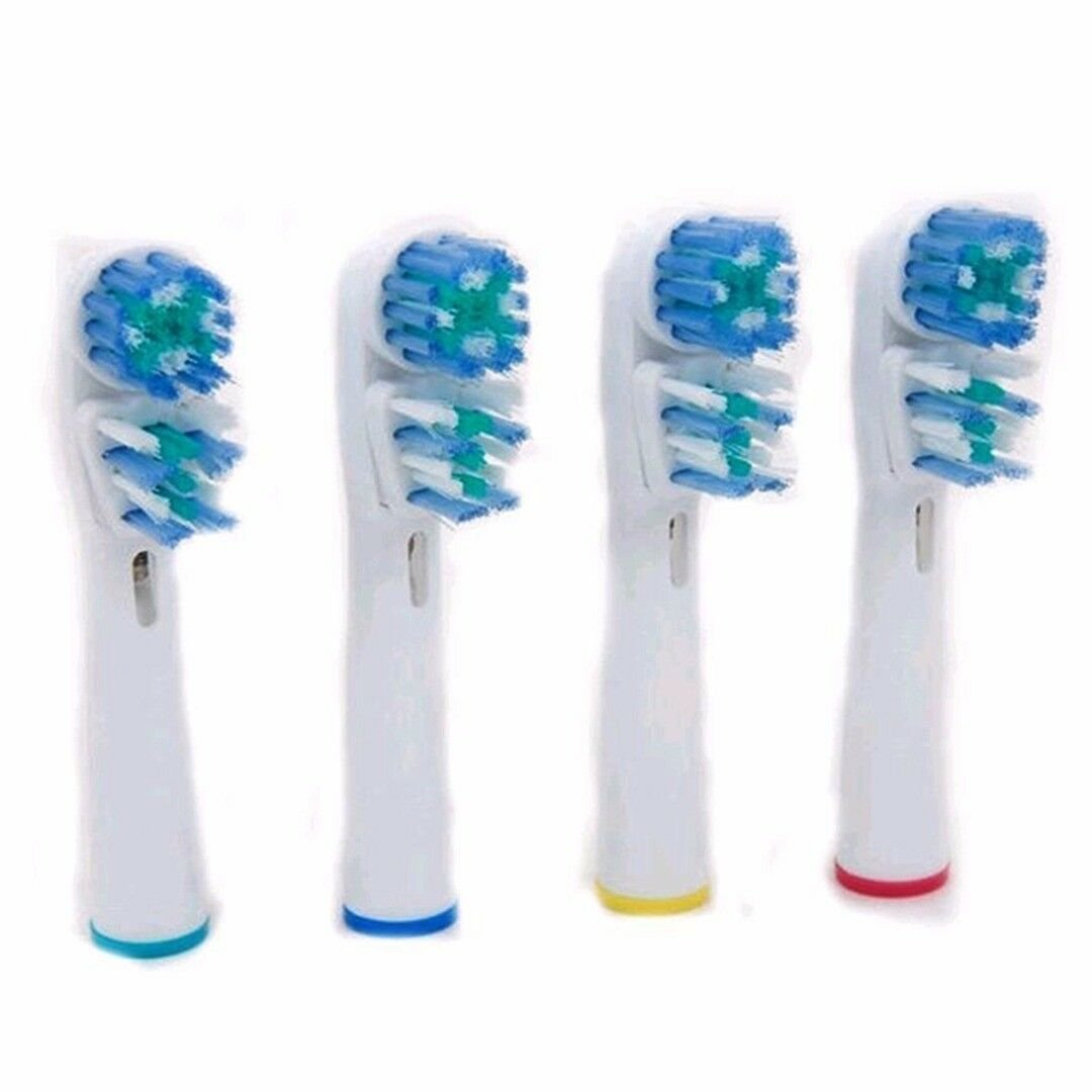 4pcs/Set Dual Clean Replacement Electric Toothbrush Brush Heads For ...