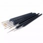 9pcs Artist Weasel Hair Brush Pen for Gouache Watercolor Paint Oil Painting Set
