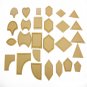 Set of 54 Acrylic Ruler Quilt Patchwork Template Quilting Sewing DIY Tool Craft