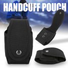 Military Enhance Mold Belt Mounted Security Single Handcuff Pouch Case Black DIY