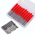 10pcs Carbide PCB board 0.1mm 60 Degree Engraving Bits CNC Router Tool V shape