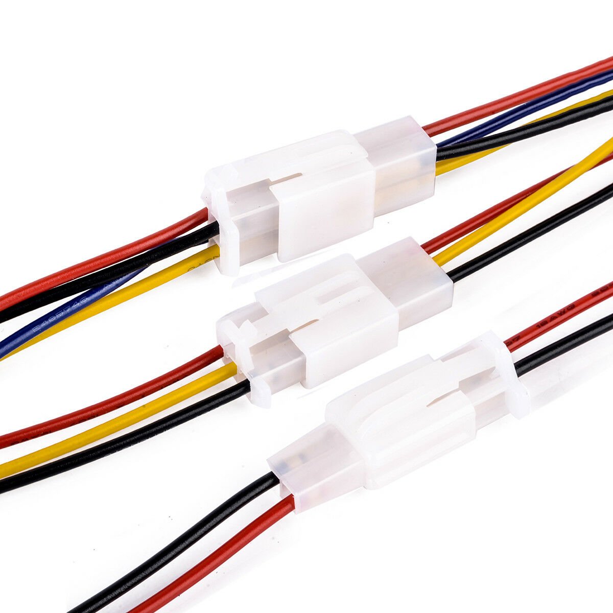 5Pcs 2.8mm 2/3/3 Pin Car Electrical Terminal Wire Connector Female+Male Plug DIY