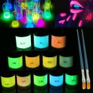 12 Colors Neon Fluorescent Acrylic Face Body Painting Glow in the Dark  Pigment