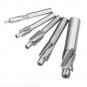 5pcs 4 Flute Countersink HSS-AL End Mill Cutter Pilot Slot Drill Bits Tool M3-M8