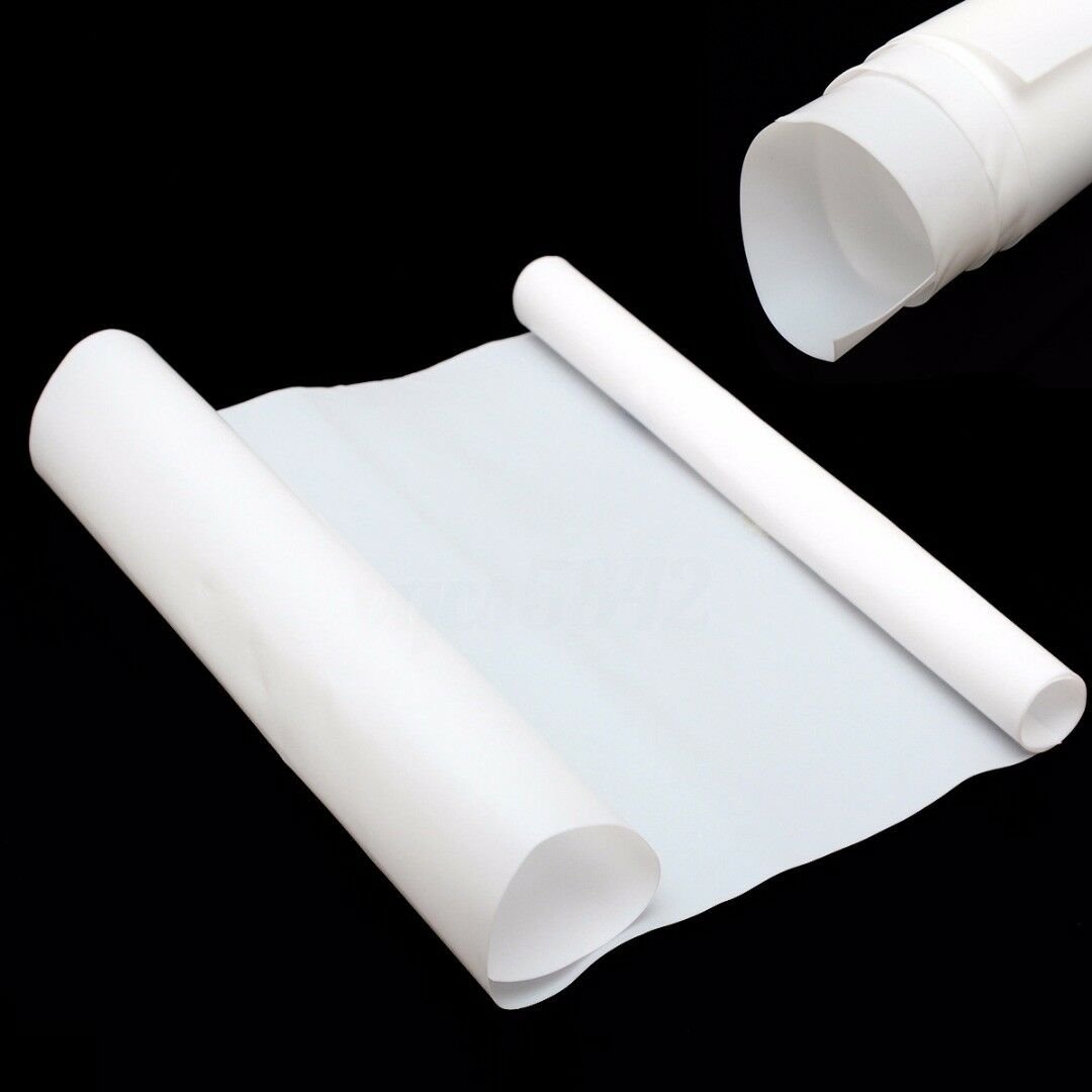 Teflon PTFE Film/Sheet Virgin High Strength Temperature 500x250x0.3MM White