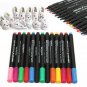 13pcs Fabric Marker Paint Pens Permanent For DIY Textile Clothes T-Shirt Shoes