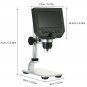 Digital HD 600X Microscope 4.3 Inch Display USB Endoscope Magnifying Camera
