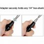 1/2'' to 1/4'' Hex Ratchet Socket Adapter Drive Converter+ Screwdrivers Tool