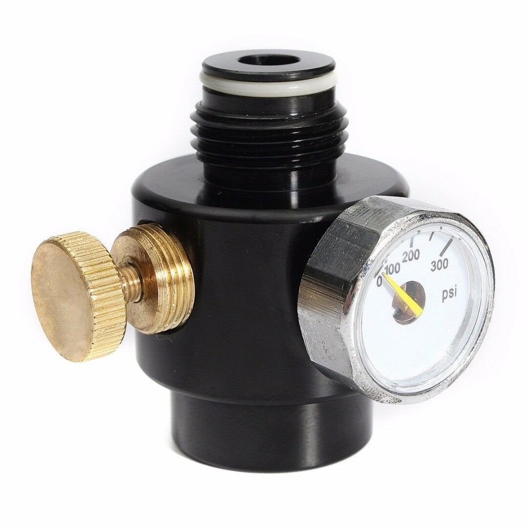 High Pressure Compress Air Tank Regulator Paintball Co2 Valve 0200psi