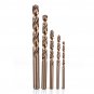 5Pcs HSS-CO High Speed Steel M35 5%Cobalt Drill Bits Tool Set 4/5/6/8/10mm