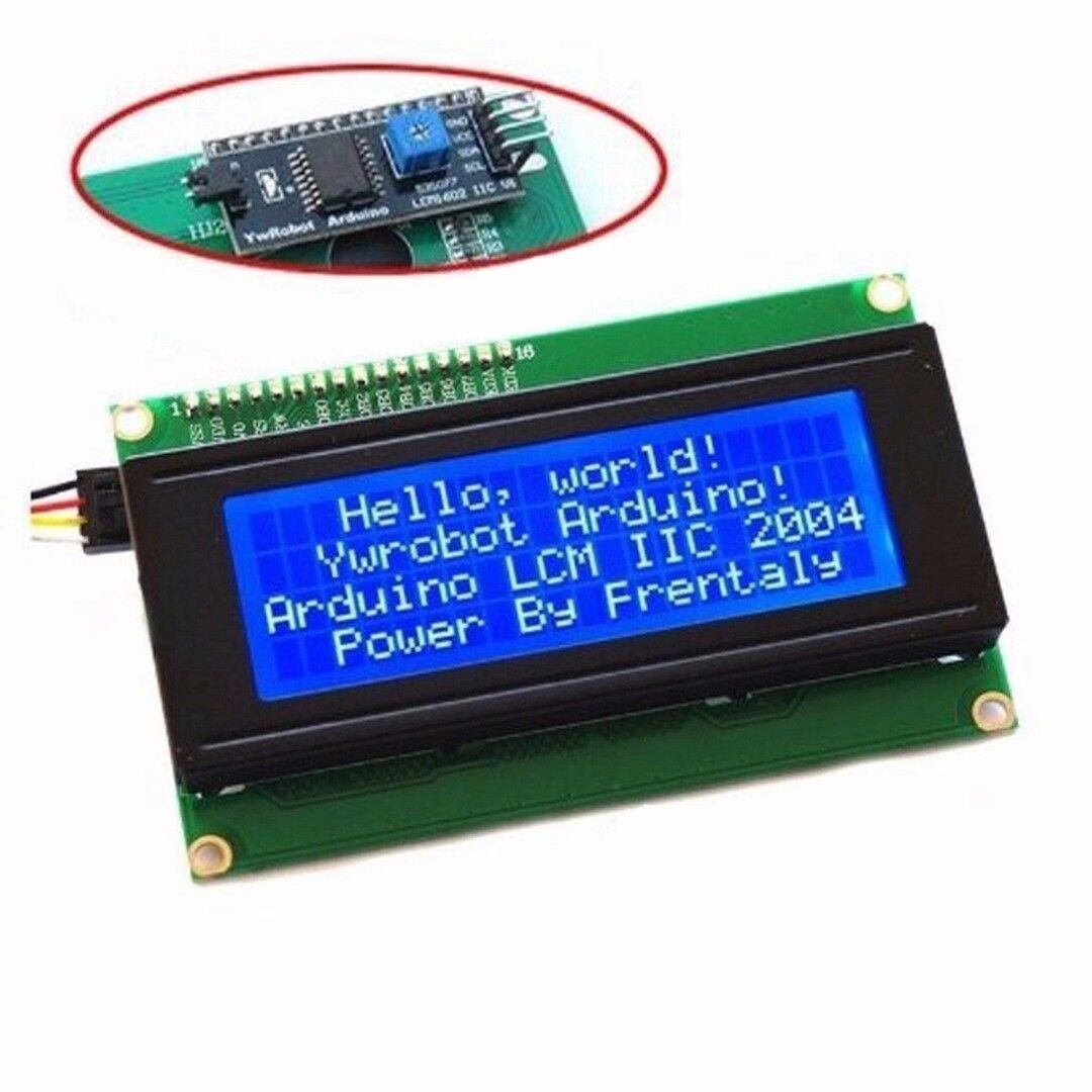 Blue Serial IIC/I2C/TWI 2004 20X4 Character LCD Module Display For Arduino Tool