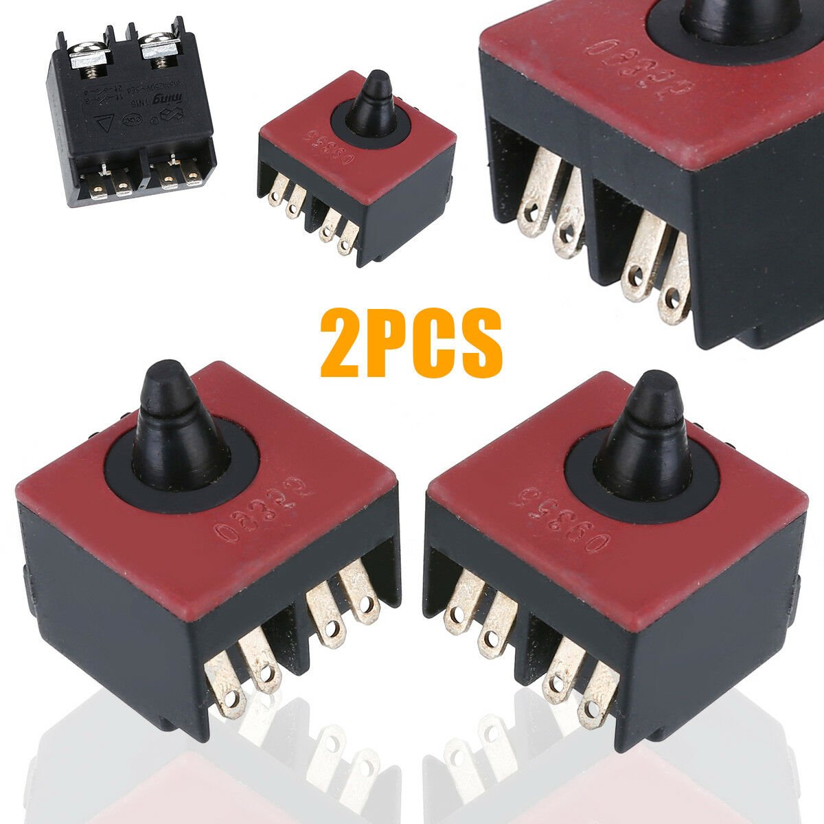 2Pcs DPX-2110-R Switch Replacement For MAKITA 650560-8 GA5030 GA4530 ...
