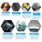12pc Car Heat Shield Mat Firewall Sound Deadener Insulation Deadening Cotton 5mm