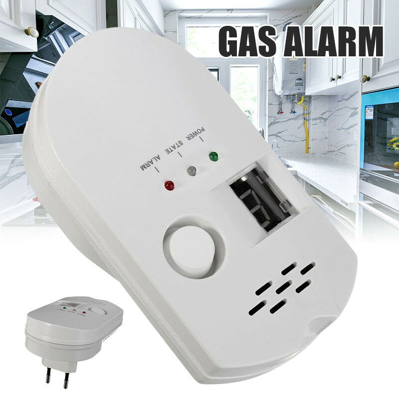 Digital Gas Leak Detector Propane Butane Methane Natural Gas Safe Alarm