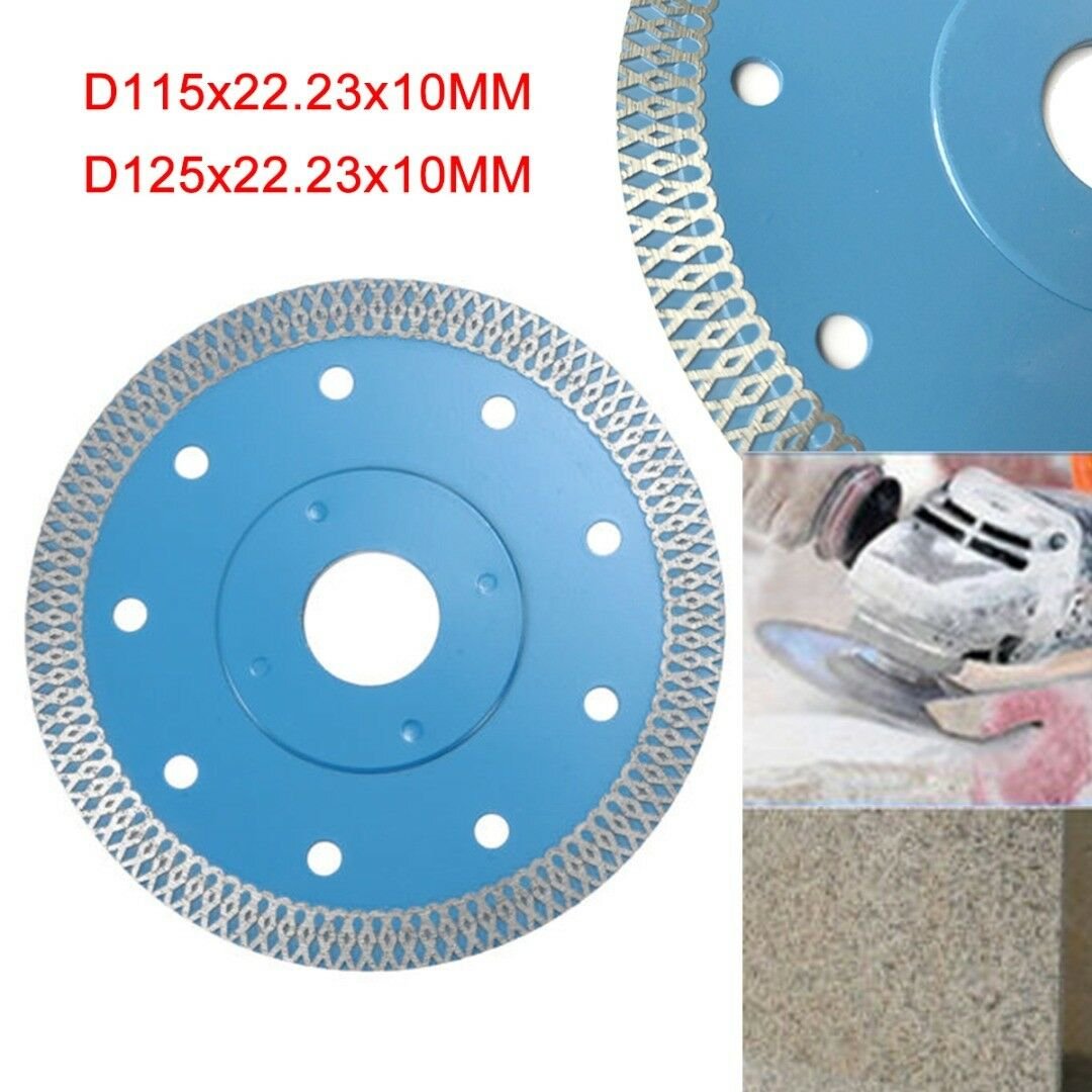 115/125mm Porcelain Tile Thin Diamond Dry Cutting Blade Grinder Wheel Disc 1.4mm