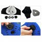 Half Face Respirator Mask Dust Proof Filtered Activated Carbon Filtration Tool