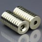 5pcs N50 Strong Round Neodymium Magnets Countersunk Ring 5mm Hole 20x4mm