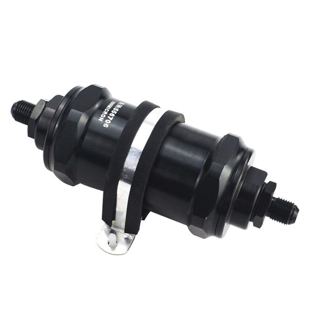 Universal Car Auto AN10 Inline Fuel Filter E85 Ethanol With 100 Micron