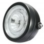 6.5" Universal Motorcycle Halo Ring Blue Led Headlight For Honda Cafe Racer 12V