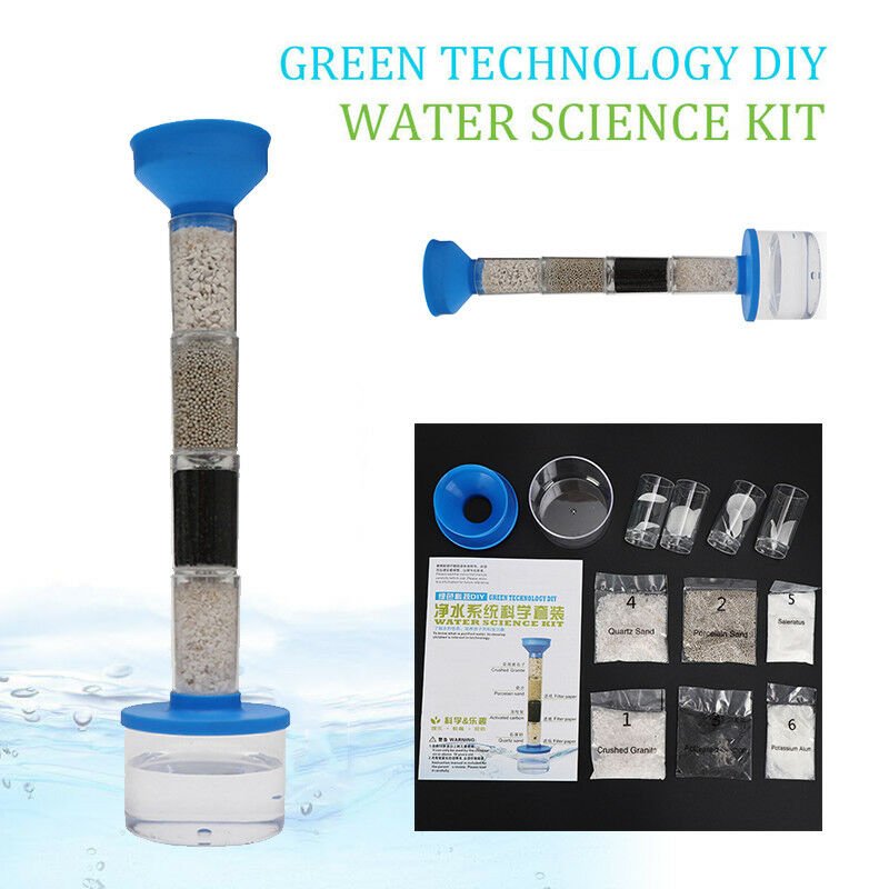 DIY Water Purifier Science Kit Educational Experiment Toy Practice