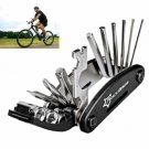 Hot Bicycle Repair Tool Bike Pocket Multi Function Folding Tool 16 in 1