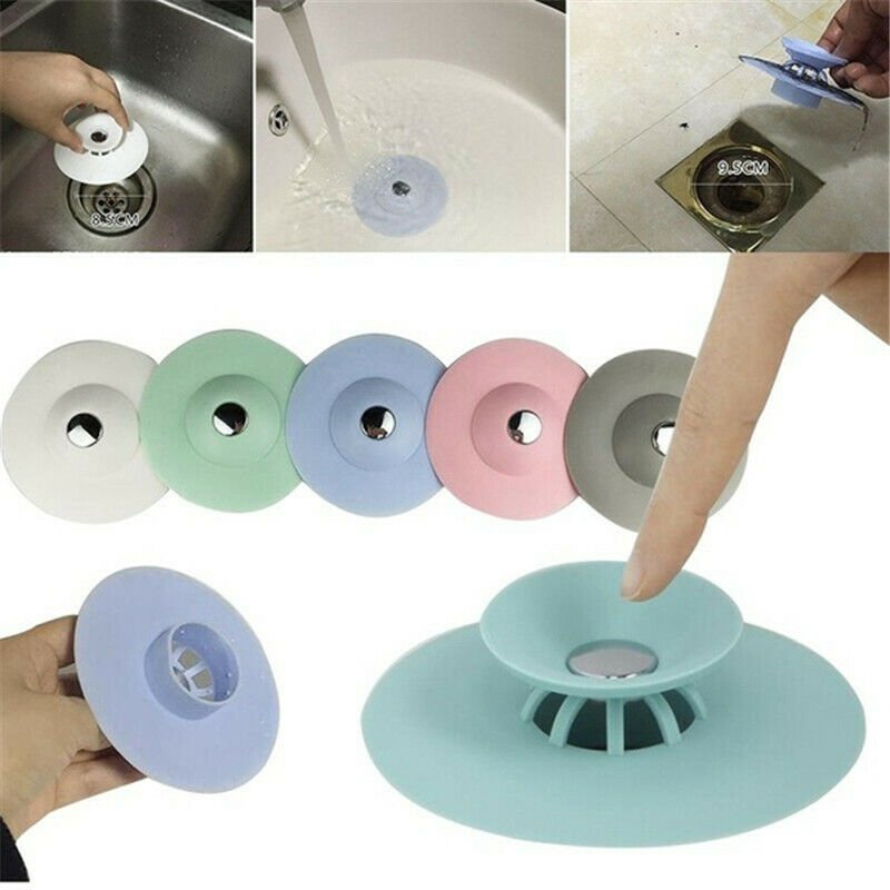 Silicone Drain Cover Kitchen Water Sink Drainer Strainer Disposal
