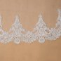 White Ivory Cathedral Wedding Bridal Veils Lace Applique Edge Veil With Comb 3M