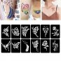 118 Pattern Airbrush Template  Temporary Tattoo Stencil Sticker Body Paint Art