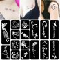 118 Pattern Airbrush Template  Temporary Tattoo Stencil Sticker Body Paint Art