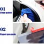 2X Universal Car Rear View Side Mirror Rain Board Sun Visors Shades Shield Guard