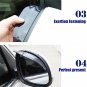 2X Universal Car Rear View Side Mirror Rain Board Sun Visors Shades Shield Guard