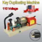 110V Key Duplicating Machine Door Car Key Copy Machine Cutter Locksmith Set USA