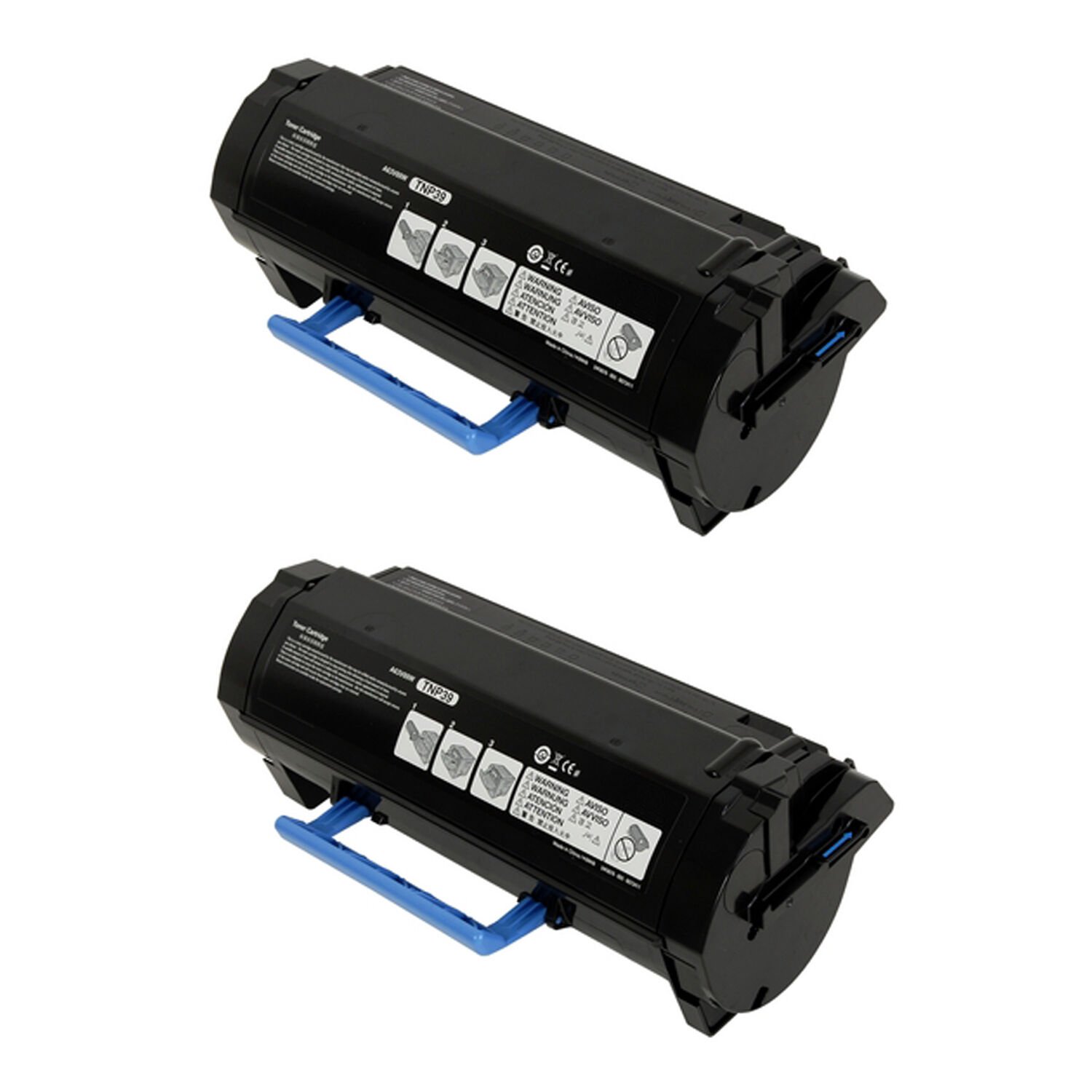 2 Pk Konica Minolta bizhub 3301P 3300P Black Toner A63V00F ...