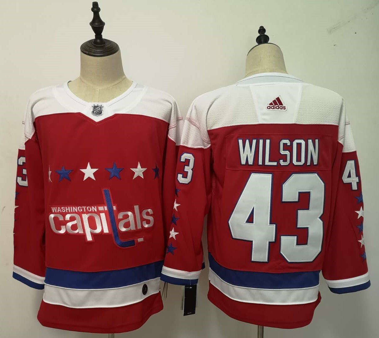 Men's/Youth Washington Capitals #43 Tom Wilson Alternate Authentic Jersey Red