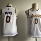 Youth Los Angeles Lakers #0 Kyle Kuzma White Basketball Jersey Stitched