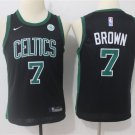 Youth,Kids Boston Celtics #7 Jaylen Brown Jersey Black Statement Edition Swingman Basketball