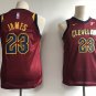 Youth Cleveland Cavaliers #23 LeBron James Basketball Jersey Red Stitched