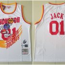 men's & youth Travis Scott X BR X MN 01 Jack Report Movie Houston Rockets Basketball Jersey White
