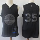 Men's MVP Golden State Warriors #35 Kevin Durant Basketball Jersey Black