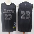 Men's MVP Los Angeles Lakers #23 LeBron James Basketball Jersey Black