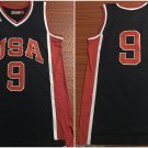 Men's 1984 LA Olympics USA Dream Team #9 Michael Jordan Jersey Black