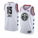 Men's Nuggets #15 Nikola Jokic 2019 All Star Game Basketball Jersey White