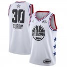 Men's Warriors #30 Stephen Curry 2019 All Star Game Basketball Jersey White