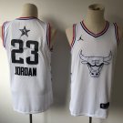 Men's Bulls #23 Michael Jordan 2019 All Star Game Basketball Jersey White