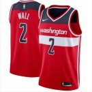 Men's Washington Wizards #2 John Wall Icon Edition Basketball Jersey Red