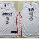 Men's Washington Wizards #2 John Wall White Swingman Basketball Jersey