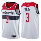 Men's Washington Wizards #3 Bradley Beal White Basketball Swingman Jersey