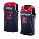 Men's Washington Wizards #12 Jabari Parker Navy Swingman Statement Jersey